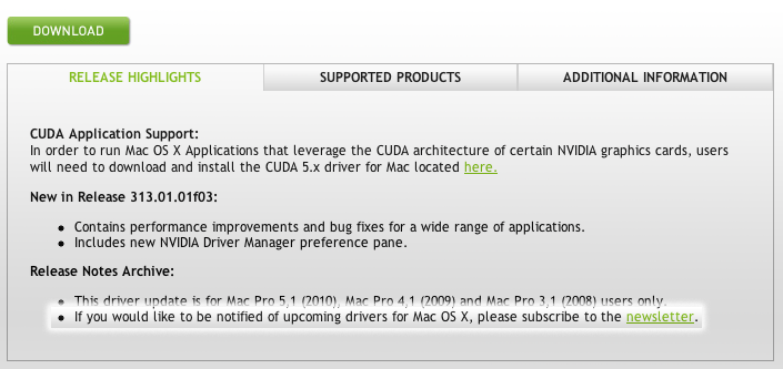 Cuda 5.0 Mac Download
